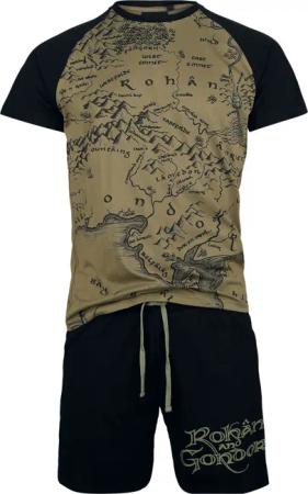Der Herr der Ringe - DC Comics Schlafanzug - Rohan And Gondor - S bis 3XL - für Männer - Größe S - multicolor - EMP exklusives Merchandise!