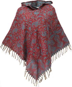Guru-Shop Langjacke Ethno, Hippie Poncho mit