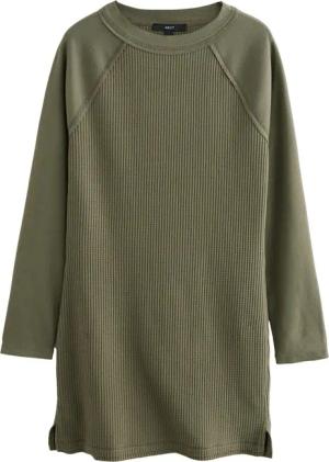 Next Minikleid Midikleid mit Waffelstruktur (1-tlg)