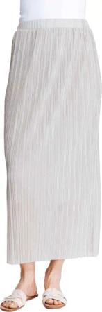 Zhrill Sommerrock Plisseerock ISELLE Beige