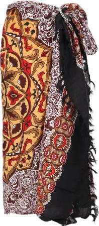 Guru-Shop Sarong Sarong, Wandbehang, Wickelrock, Sarongkleid