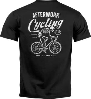 Neverless Print-Shirt Herren T-Shirt Backprint Fahrrad