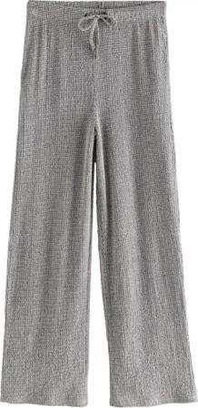 Next Palazzohose Strukturierte Hose mit weitem