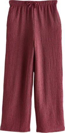Next Palazzohose Strukturierte Hose mit weitem