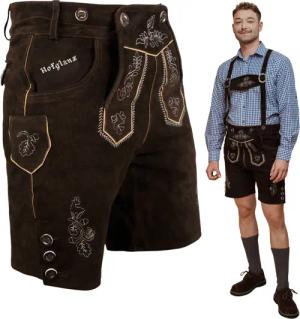 HOFGLANZ Trachtenlederhose Herren Lederhose, traditionelle Trachtenhose