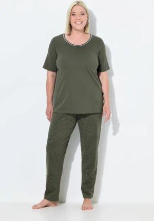 Ulla Popken Pyjama Pyjama Zweiteiler Punkte