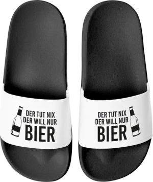 MoonWorks Badeschlappen Spruch Lustig Der tut
