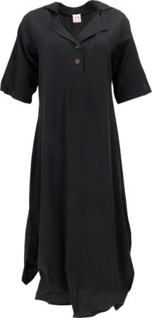 Guru-Shop Midikleid Luftiges Sommerkleid, Shirtkleid, Baumwoll..