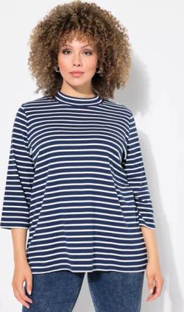 Ulla Popken Longsleeve Shirt Ringel A-Linie