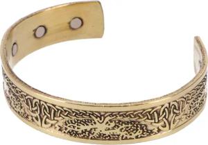 Guru-Shop Armreif Tribal Armspange, goldener Vintage