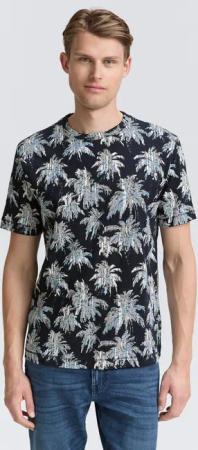 TOM TAILOR T-Shirt T-Shirt mit Palmen-Print