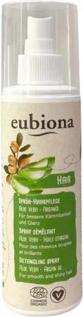 eubiona Haarpflege-Spray Sprüh-Haarpflege - Aloe Vera-Arganöl