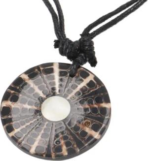 Guru-Shop Perlenkette Ethno Kette, Surferkette mit