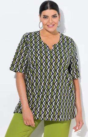 Ulla Popken T-Shirt T-Shirt grafischer Druck