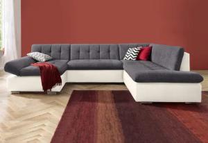 TRENDMANUFAKTUR Wohnlandschaft Reggae modern und bequem,