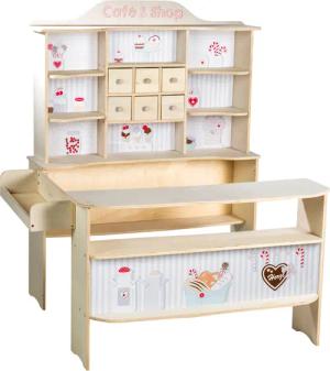 roba® Kaufladen Verkaufsstand, Holz natur, 6