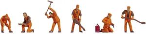 NOCH Modelleisenbahn-Figur H0 Figuren Gleisbautrupp