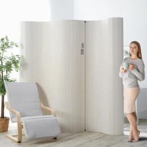 Homestyle4u Paravent Raumteiler Trennwand Bambus Sichtschutz