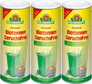 Neudorff Biotonnenpulver Permanent Biotonnen GeruchsFrei 3x