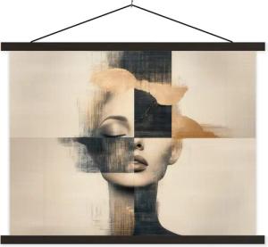 MuchoWow Poster Gold - Frau -