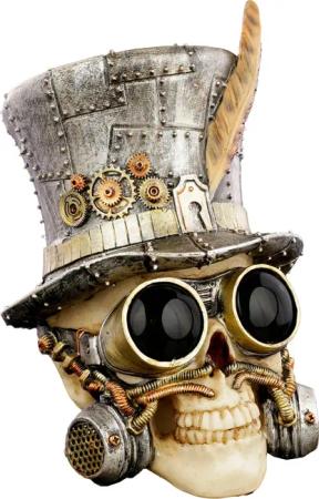 Figuren Shop GmbH Dekofigur Steampunk Totenkopf