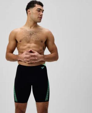 Herren Hyperboom Splice Schwimmhose Schwarz/Grün