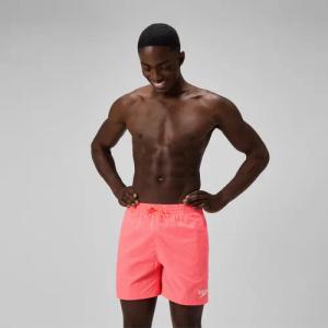 Herren Essential Solid Badeshorts 40 cm Orange