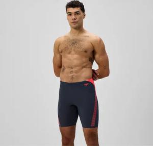 Herren Hyperboom Splice Schwimmhose Grau/Orange