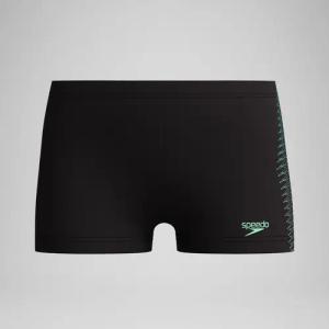 Jungen Plastisol Placement Aquashorts Schwarz/Grün