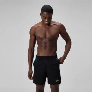 Herren Xpress Lite Panel Badeshorts 40 cm Schwarz/Grün
