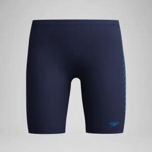 Jungen Plastisol Placement Schwimmhose Marineblau