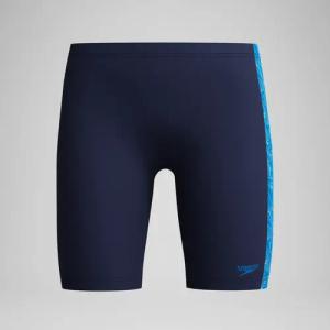 Jungen Hyperboom Panel Schwimmhose Marineblau/Blau