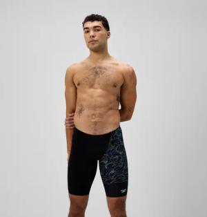 Herren Hyperboom Splice Schwimmhose Schwarz/Grün