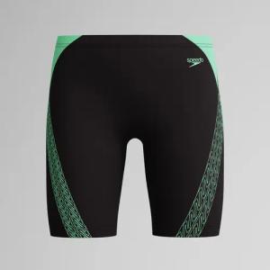 Jungen Hyperboom Splice Schwimmhose Schwarz/Grün