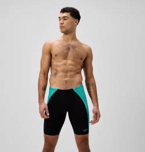 Herren Endurance+ MAX Splice Schwimmhose Schwarz/Türkis