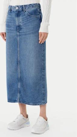 Tommy Hilfiger Jeansrock WW0WW46503 Blau Regular Fit