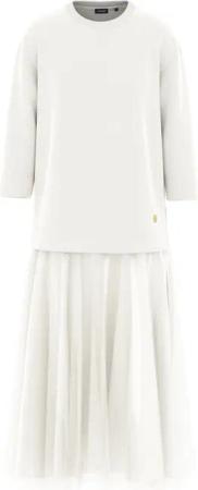 JOOP! Kleid für den Alltag 58 253JE58Taren 30047770 Écru Regular Fit