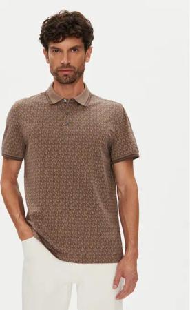 Michael Kors Poloshirt CS550V85KS Braun Regular Fit