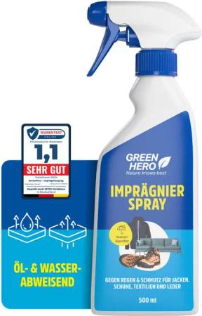 GreenHero Imprägnierung für Kleidung mit Nanoversieglung