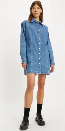 Levi's® Jeanskleid SHAY in leichter Used-Optik,