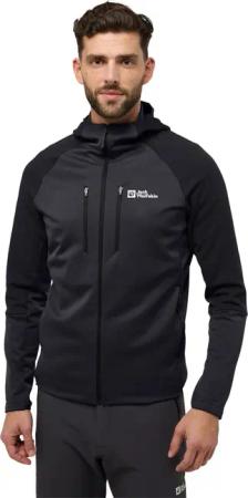 Jack Wolfskin Alpgrat Extended Version Jacket Men Fleecejacke Herren XL grey,black Phantom
