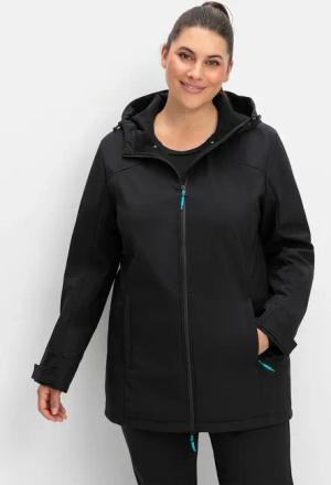 Sheego Softshelljacke, mit Kapuze