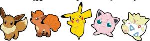 Crocs Schuhanstecker "Jibbitz™ Pokemon Character", (Set, 5 tlg., Kein Spielzeug. Nicht für Kinder unter 3 Jahren geeignet), Charm, Anstecker für Crocs Schuhe