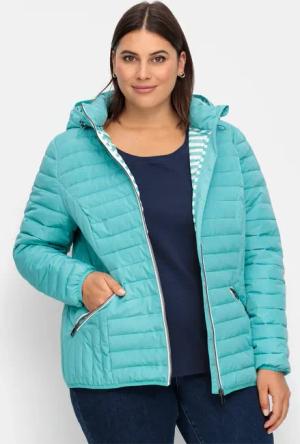 Sheego Steppjacke, mit Kapuze