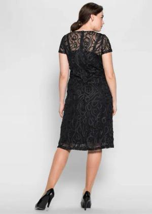Sheego Spitzenkleid "Spitzenkleid"