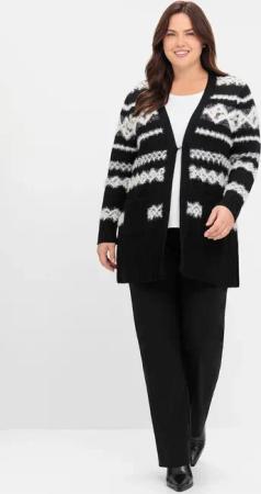Sheego Longstrickjacke