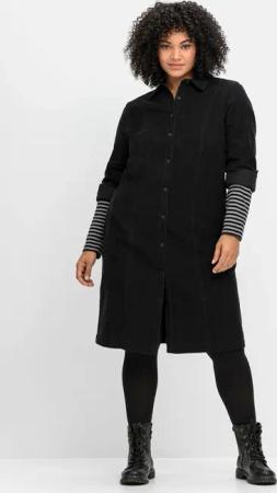 Sheego Blusenkleid "Cord-Kleid"