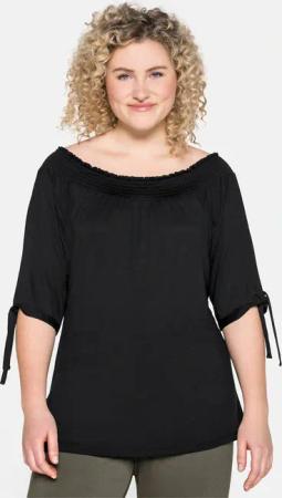 Sheego Carmenshirt "T-Shirt", (1 tlg.)