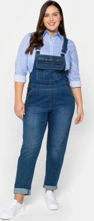 Sheego Jeanslatzhose, (1 tlg.)