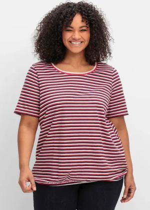 Sheego Kurzarmshirt "Rundhalsshirt", (1 tlg.)